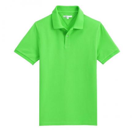 【定制】青蘋果綠商務(wù)POLO衫定制，免費(fèi)設(shè)計(jì)